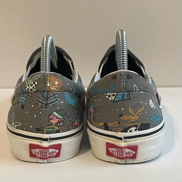 Vans Unisex Van Doren Collab Ltd Ed Holiday Pewter Slip On Shoes Size M 9 W 10.5 - Picture 6 of 10